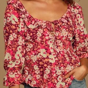 1HR SALE Free People Sweet Memories Blouse